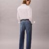 90s Straight Cotton Linen Τζιν 90s Straight Cotton Linen Τζιν