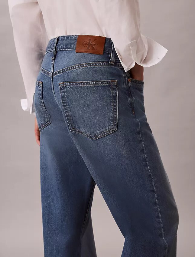 90s Straight Cotton Linen Τζιν 90s Straight Cotton Linen Τζιν