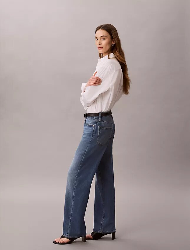 90s Straight Cotton Linen Τζιν 90s Straight Cotton Linen Τζιν