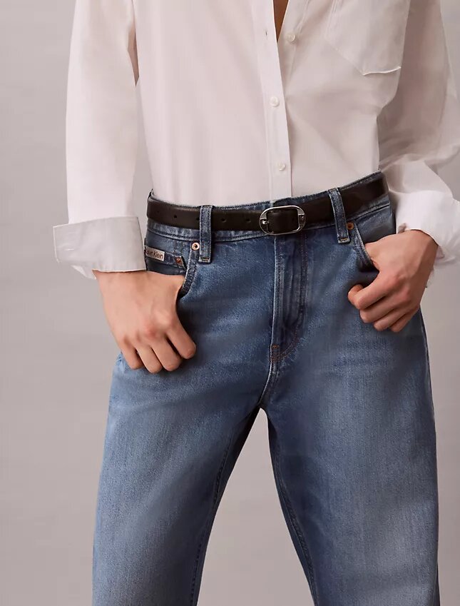 90s Straight Cotton Linen Τζιν 90s Straight Cotton Linen Τζιν