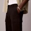 90s Straight Cotton Stretch Cargo Pants