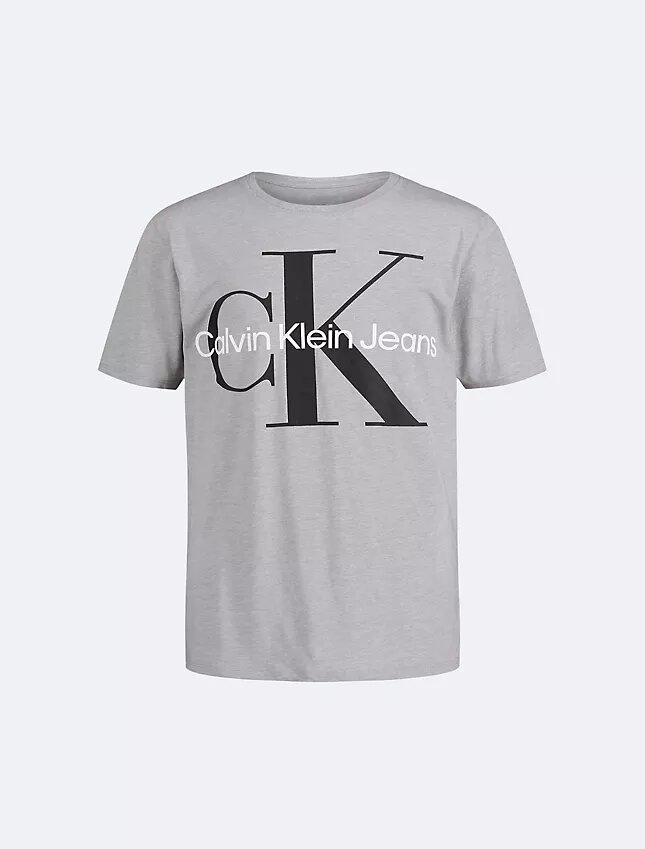 Αγόρια κλασικό T-shirt με στρογγυλό λαιμό Monologo Αγόρια κλασικό T-shirt με στρογγυλό λαιμό Monologo