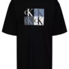 Αγορίστικο T-shirt με τετράγωνα χρωματικά μπλοκ και Monogram
