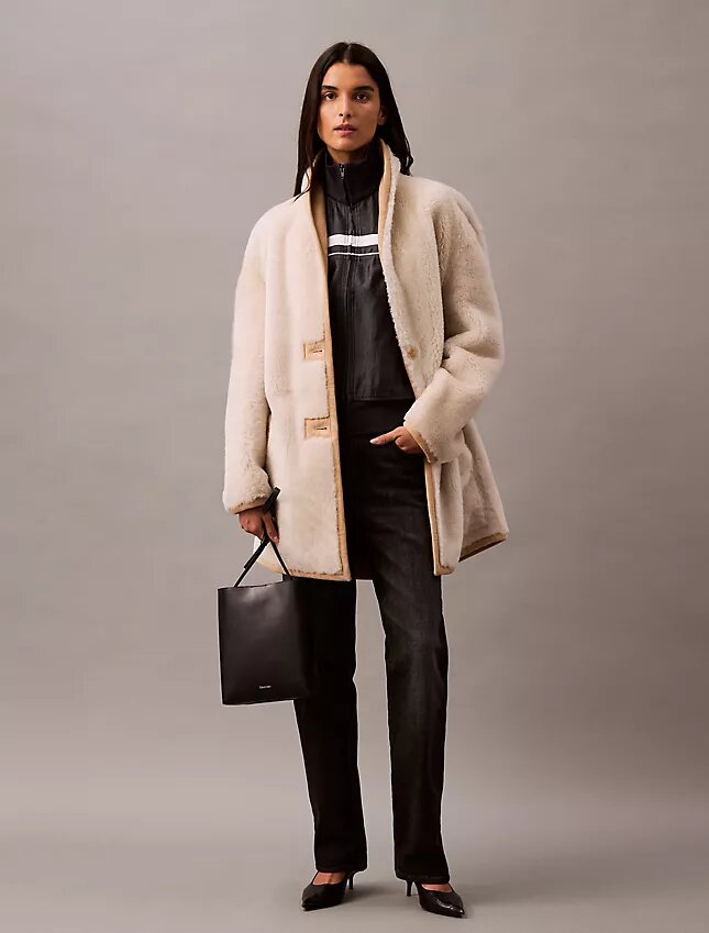 Αναστρέψιμο παλτό από shearling Αναστρέψιμο παλτό από shearling
