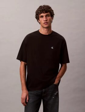 Αρχείο Λογότυπο Χαλαρό T-shirt με στρογγυλό λαιμό
