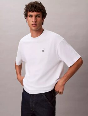 Αρχείο Λογότυπο Χαλαρό T-shirt με στρογγυλό λαιμό