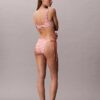 Bikini με γραφικό Monogram και δέσιμο στο πλάι στα κάτω μέρη Bikini με γραφικό Monogram και δέσιμο στο πλάι στα κάτω μέρη