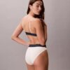 Bikini με ψηλή μέση από ελαστική Microfiber με γραφικό Monogram Bikini με ψηλή μέση από ελαστική Microfiber με γραφικό Monogram