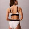 Bikini με ψηλή μέση από ελαστική Microfiber με γραφικό Monogram Bikini με ψηλή μέση από ελαστική Microfiber με γραφικό Monogram