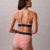 Bikini με ψηλή μέση από ελαστική Microfiber με γραφικό Monogram