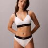 Bikini με ψηλή μέση από ελαστική Microfiber με γραφικό Monogram Bikini με ψηλή μέση από ελαστική Microfiber με γραφικό Monogram