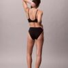 Bikini με ψηλή μέση από ελαστική Microfiber με γραφικό Monogram