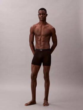 Boxer Brief από ελαστική Microfiber με γραφικό Monogram