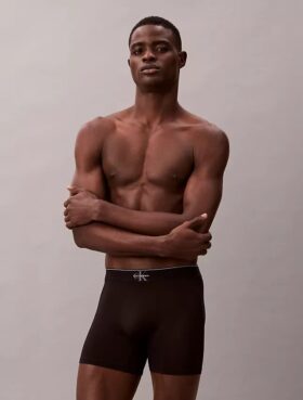 Boxer Brief από ελαστική Microfiber με γραφικό Monogram