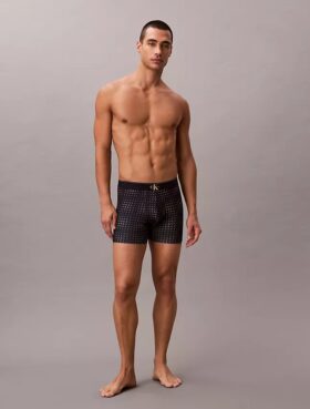 Boxer Brief από ελαστική Microfiber με γραφικό Monogram