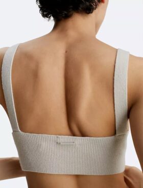 Bralette από μείγμα μαλλιού με ραβδώσεις