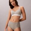 Bralette χωρίς μπανέλες με ελαφριά επένδυση και λογότυπο Archive Bralette χωρίς μπανέλες με ελαφριά επένδυση και λογότυπο Archive