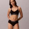 Bralette χωρίς μπανέλες με ελαφριά επένδυση και λογότυπο Archive Bralette χωρίς μπανέλες με ελαφριά επένδυση και λογότυπο Archive