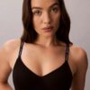 Bralette χωρίς μπανέλες με ελαφριά επένδυση και λογότυπο Archive Bralette χωρίς μπανέλες με ελαφριά επένδυση και λογότυπο Archive