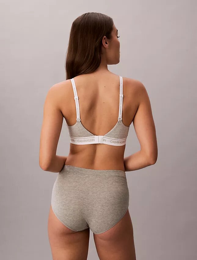 Bralette χωρίς μπανέλες με ελαφριά επένδυση και λογότυπο Archive Bralette χωρίς μπανέλες με ελαφριά επένδυση και λογότυπο Archive