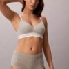Bralette χωρίς μπανέλες με ελαφριά επένδυση και λογότυπο Archive Bralette χωρίς μπανέλες με ελαφριά επένδυση και λογότυπο Archive
