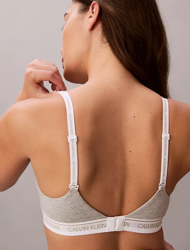 Bralette χωρίς μπανέλες με ελαφριά επένδυση και λογότυπο Archive Bralette χωρίς μπανέλες με ελαφριά επένδυση και λογότυπο Archive