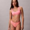 Bralette μαγιό με γραφικό Monogram