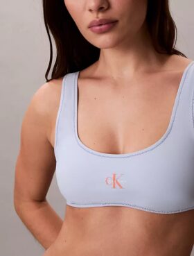 Bralette μαγιό με γραφικό Monogram
