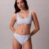 Bralette μαγιό με γραφικό Monogram