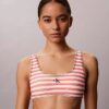 Bralette μαγιό με γραφικό Monogram