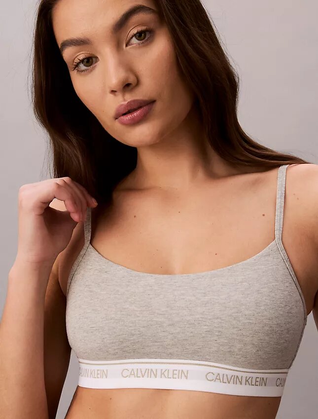 Bralette με ελαφριά επένδυση και λογότυπο Archive Bralette με ελαφριά επένδυση και λογότυπο Archive