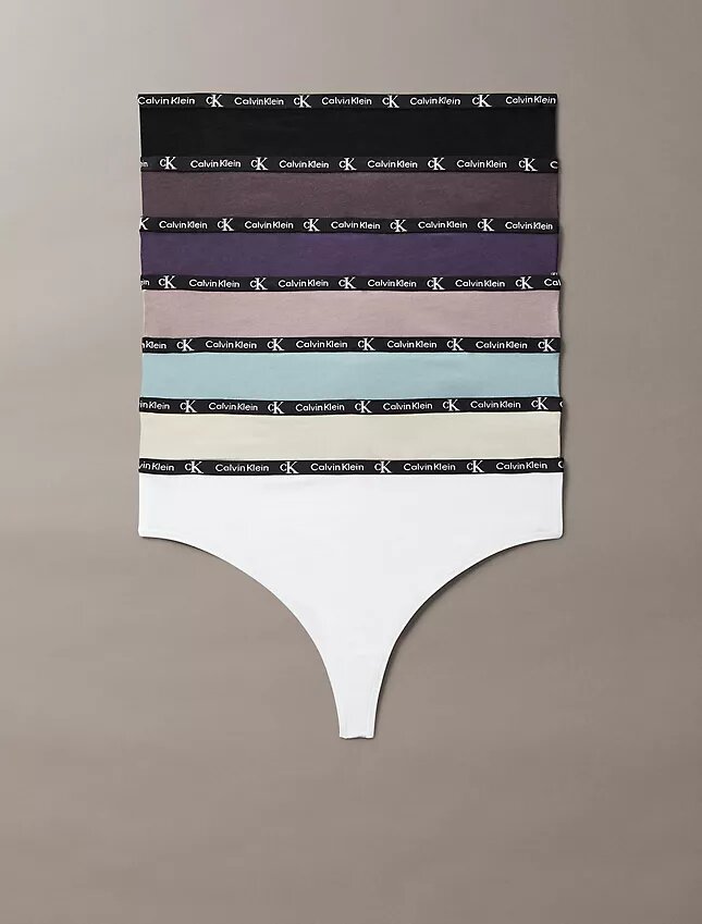 Calvin Klein 1996 Cotton Stretch 7-Pack Thong Calvin Klein 1996 Cotton Stretch 7-Pack Thong