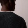 Χαλαρό πουλόβερ με γραφικό λογότυπο Varsity