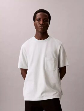 Χαλαρό T-shirt από μείγμα βαμβακιού