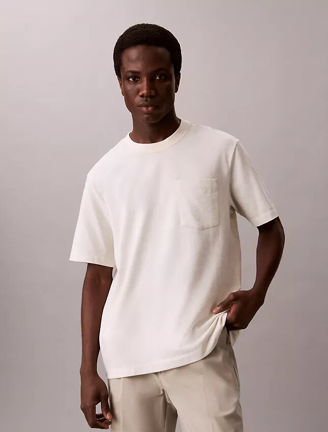 Χαλαρό T-shirt από μείγμα βαμβακιού Χαλαρό T-shirt από μείγμα βαμβακιού