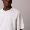 Χαλαρό T-shirt από μείγμα βαμβακιού
