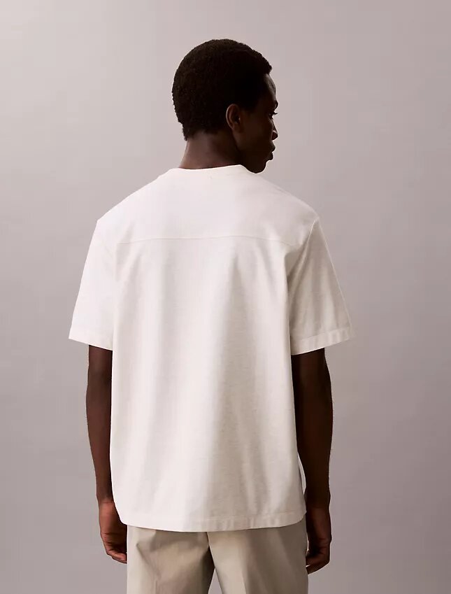 Χαλαρό T-shirt από μείγμα βαμβακιού Χαλαρό T-shirt από μείγμα βαμβακιού