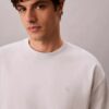 Χαλαρό T-shirt με γραφικό Monologo σε φθαρμένο στυλ Χαλαρό T-shirt με γραφικό Monologo σε φθαρμένο στυλ