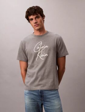 Χαλαρό T-shirt με λογότυπο
