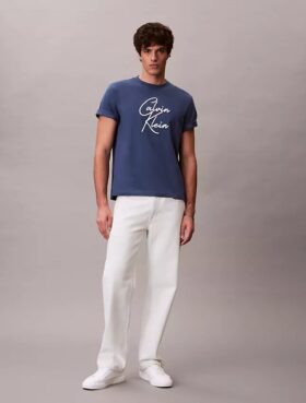 Χαλαρό T-shirt με λογότυπο