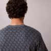 Χαλαρό T-shirt με μοτίβο Monogram σε όλη την επιφάνεια Χαλαρό T-shirt με μοτίβο Monogram σε όλη την επιφάνεια