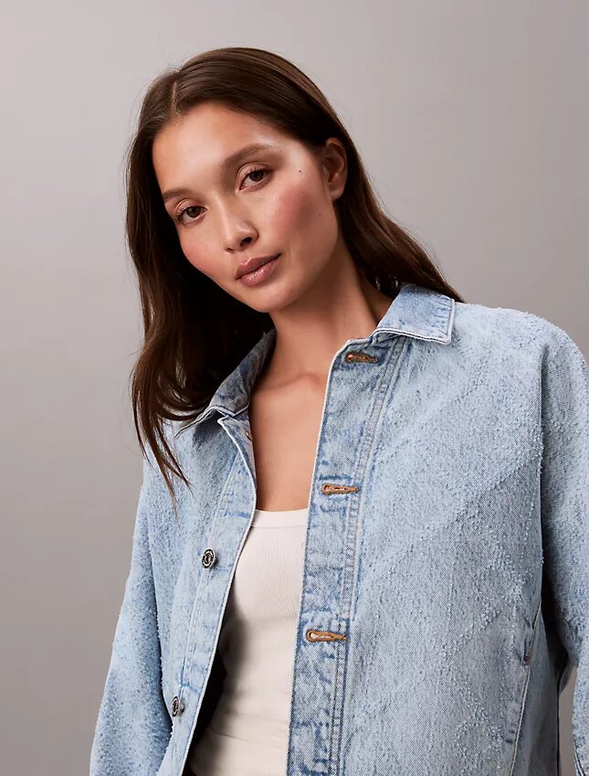 Χαλαρό Trucker Jacket από τζιν Χαλαρό Trucker Jacket από τζιν