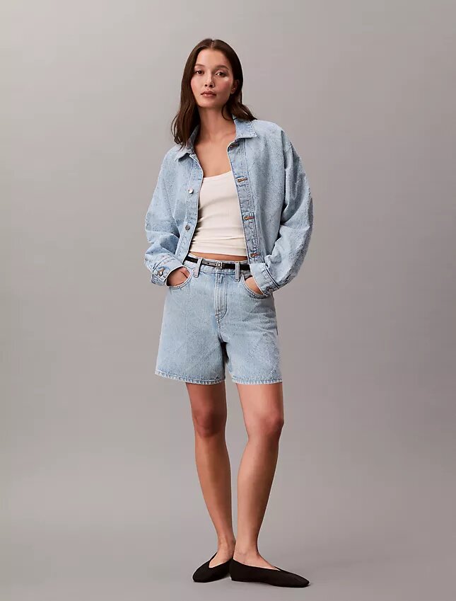 Χαλαρό Trucker Jacket από τζιν Χαλαρό Trucker Jacket από τζιν