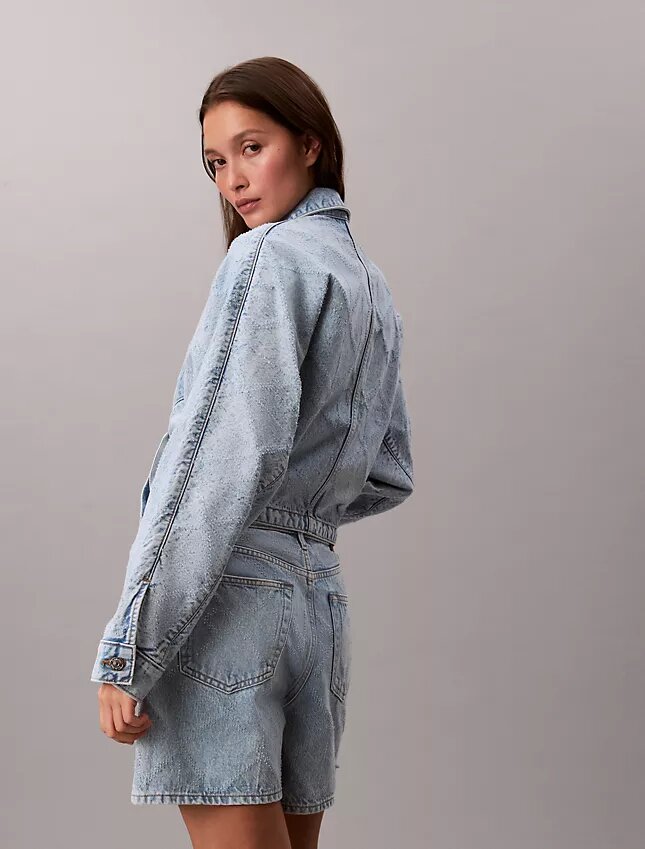 Χαλαρό Trucker Jacket από τζιν Χαλαρό Trucker Jacket από τζιν