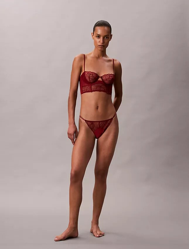 CK Black Bikini with Floral Lace CK Black Bikini with Floral Lace