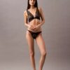 CK Black Geo Lace Σουτιέν τριγωνικό Unlined