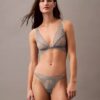 CK Black Geo Lace Σουτιέν τριγωνικό Unlined CK Black Geo Lace Σουτιέν τριγωνικό Unlined