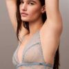 CK Black Geo Lace Σουτιέν τριγωνικό Unlined CK Black Geo Lace Σουτιέν τριγωνικό Unlined