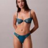 CK Black γεωμετρικό δαντελένιο σουτιέν μπαλκονέ Unlined CK Black γεωμετρικό δαντελένιο σουτιέν μπαλκονέ Unlined
