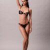 CK Black γεωμετρικό δαντελένιο σουτιέν μπαλκονέ Unlined CK Black γεωμετρικό δαντελένιο σουτιέν μπαλκονέ Unlined